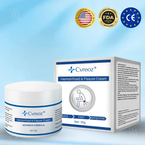 🌟 Official Store |🔥Hot Sale - 50% OFF🌿Cvreoz® Hemorrhoid & Fissure Cream