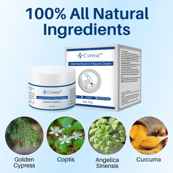 🌟 Official Store |🔥Hot Sale - 50% OFF🌿Cvreoz® Hemorrhoid & Fissure Cream